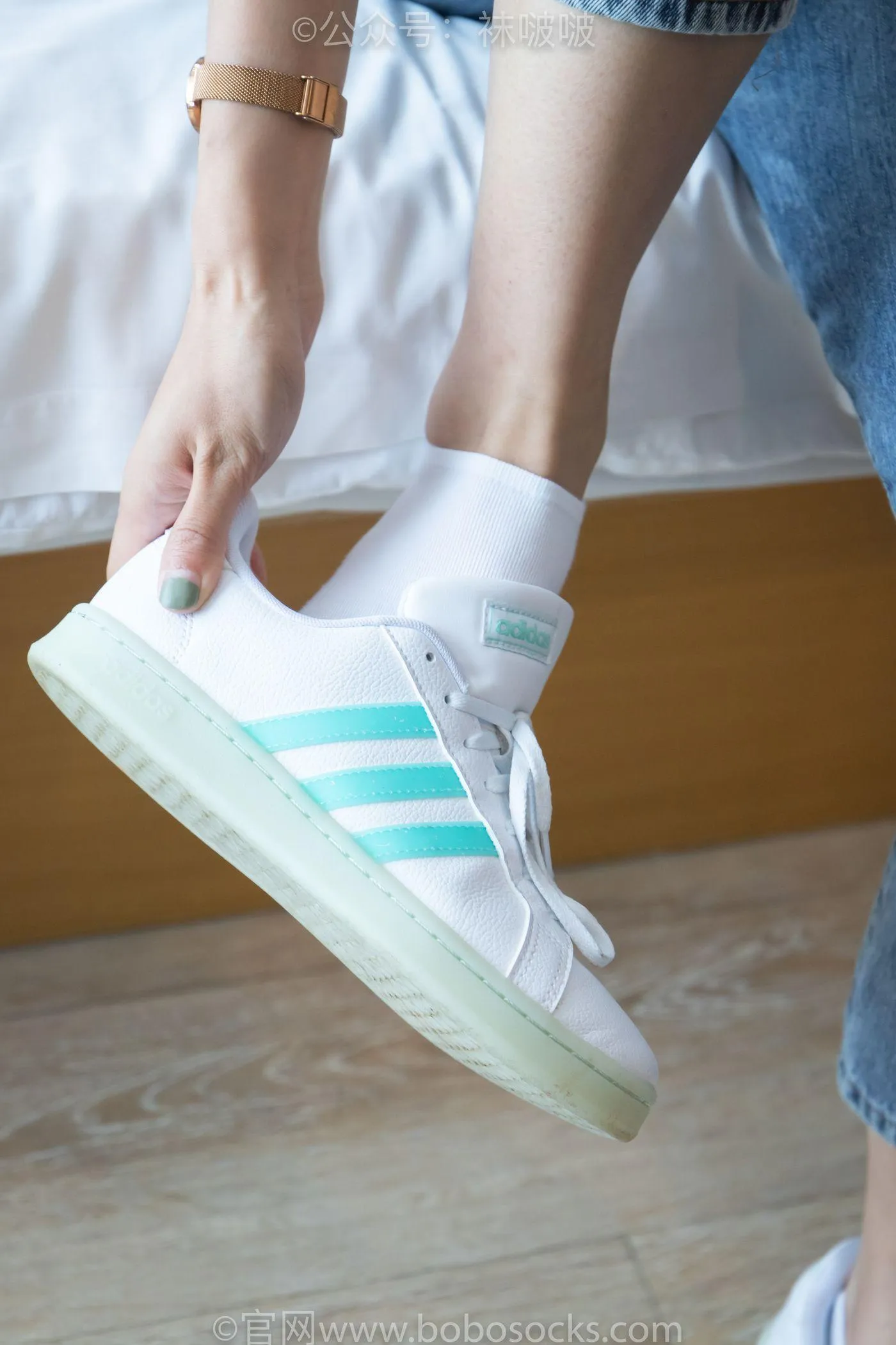 [BoBoSocks袜啵啵]NO.024 涵涵-板鞋、白棉袜、裸足 [134P]插图4